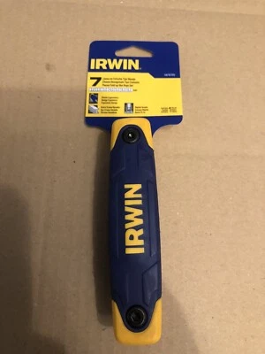 Irwin 7 Piece Folding Hex Key Set Allen Key 10765 2mm - 8mm IRWT10765 T10765 - Image 1 of 4