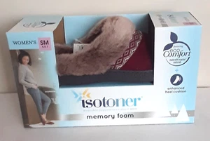 Isotoner Memory Foam Women's Slippers Enhanced Heel Cushion Size 6.5 - 7 NIB - Picture 1 of 9