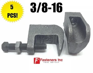 (QTY 5) 3/8" Wide Throat Eisen Universal Balken Klemme Unistrut Kanal #5113-101 - Bild 1 von 4