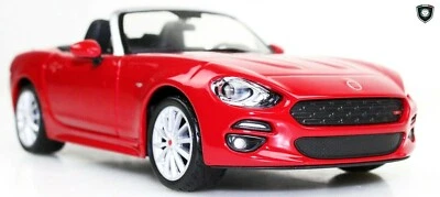 Fiat 124 Spider - modello 1:24 rosso - Immagine 1 di 4