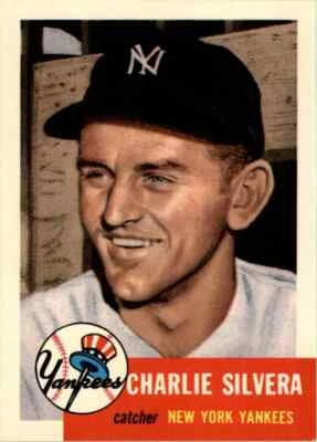 1993 TOPPS ARCHIVES - 1953 TOPPS - #242 CHARLIE SILVERA - YANKEES - - Image 1 of 2