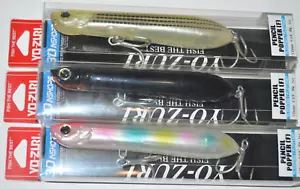 3 lures yo zuri 3d prism inshore saltwater pencil popper 5 3/8" r1433 assortment - Picture 1 of 5