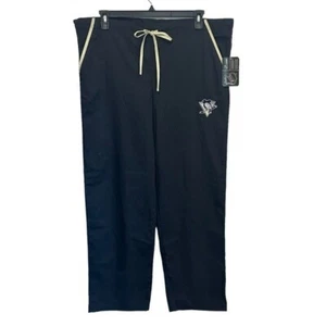Pittsburgh Penguins Scrubs Bottoms Pants Work Medical Uniform M 44x30 NHL NWT - Picture 1 of 8