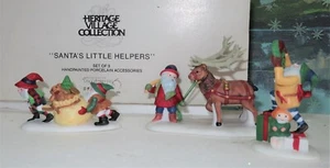 Dept. 56 North Pole Christmas Village Accessory ~ Santa's Little Helper 56103 - Picture 1 of 2
