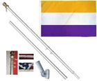 National Women's Rights 3 X 5 Ft Flag + 6 Ft Silver Tangle Free Pole + Bracket