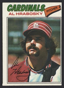 1977 Topps #495 Al Hrabosky Cardinals - Picture 1 of 24