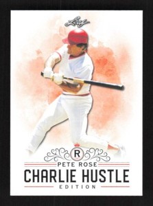 2020 Leaf Charlie Hustle Edition Pete Rose #01