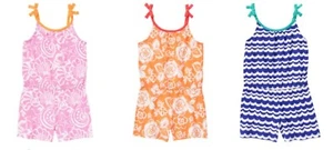 NWT Gymboree Summer EVERYDAY FAVORITES Romper One Piece Cotton Jersey Girl 4 6 8 - Picture 1 of 4