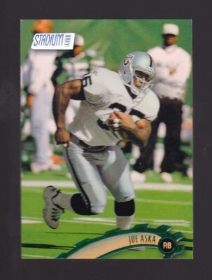 1997 Topps Stadium Club Joe Aska #227 Oakland Raiders - Image 1 of 2