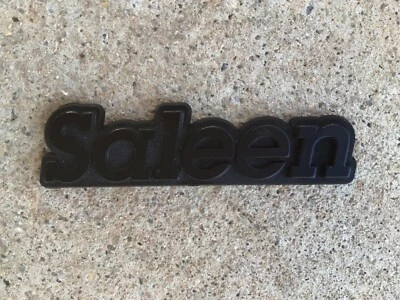 NUEVO 1985 1986 1987 1988 1989 1990 FORD SALEEN MUSTANG CUBIERTA TAPA EMBLEMA — NEGRO Foto 1 de 2