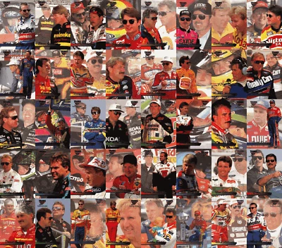 1995 Traks 5th Anniversary NASCAR 80 Card Set - Image 1 of 2