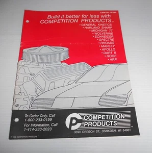 COMPETITION PRODUCTS CATALOG 1989 CPC-302 - Picture 1 of 10