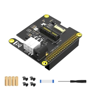 PCIe 1X Expansion Card Adapter with 40Pin GPIO Connectors FFC Cable 6Pin - Afbeelding 1 van 8