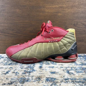 Vtg OG Nike Shox BB4 Vince Carter Basketball Red Silver Gold Mens Sz 11 2001 - Picture 1 of 14