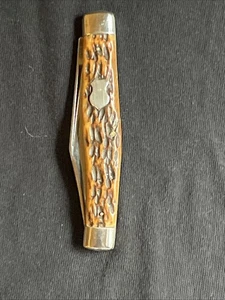 1933-35 Remington one blade Stockman Jiged stag handle very rare beautiful Knife - Picture 1 of 14