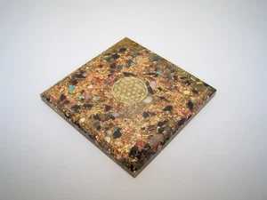 Árbol de la vida - Orgonita base de orgonita placa de orgonita posavasos - Imagen 1 de 3
