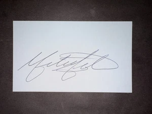 Tarjeta de índice firmada 3x5 Mitch Atkins, CUBS (debut 2009) (HS) - Imagen 1 de 1
