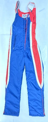 Vintage Snowmobile 1970s POLARIS TX Racing/Sport BIBS Small to Med. 29" inseam Foto 1 de 4
