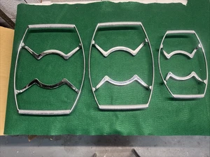 Menge 3 Vintage Corning Ware Untersetzer Metall Gestelle 3 Größen P-16-M, P-11-M, P-10-M - Bild 1 von 12