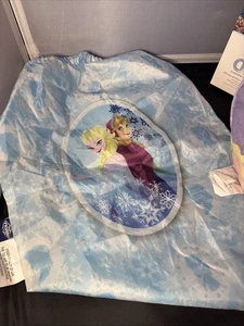 DISNEY FROZEN ELSA ANNA SLING BAG & SLUMBER SACK And Pillow - Picture 1 of 3