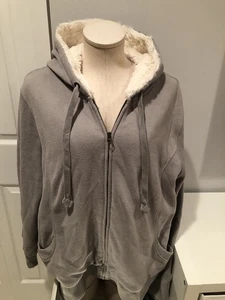 Damen Old Navy Sweatshirt Oberteil grau mit weichem Futter Gr. XXL - Bild 1 von 7