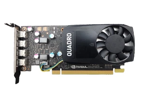 NVIDIA Quadro P600 2GB GDDR5 LOW Profile Graphics Card - 4x Mini DisplayPort - Picture 1 of 8