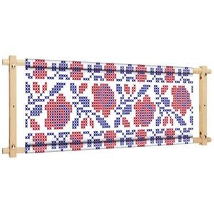 33 x 12 Inch Scroll Frame for Cross Stitch Needlepoint Embroidery Scroll Wood... - Picture 1 of 7