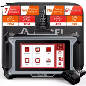 ANCEL DS100 OBD2 Scanner ABS SRS Engine TCM Code Reader with 7 Reset Service - Picture 1 of 16