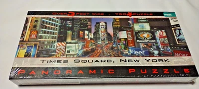 Buffalo Games Panoramic Puzzle Times Square New York 750 Piece  NEW Sealed B2 - Image 1 of 4