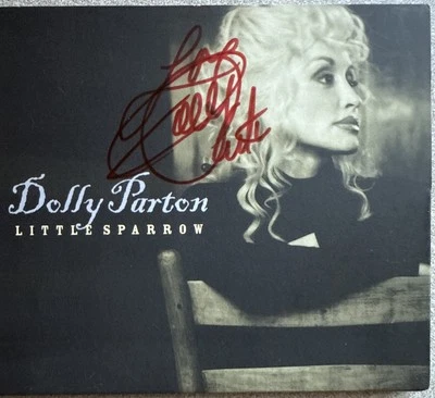 Dolly Parton GRAMMY Winning Little Sparrow autograph signed JSA COA CD - Image 1 of 4