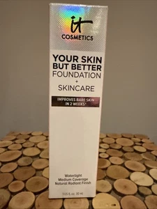 IT COSMETICS - YOUR SKIN BUT BETTER FOUNDATION + SKINCARE - MEDIUM COOL 30 -1 OZ - Picture 1 of 5