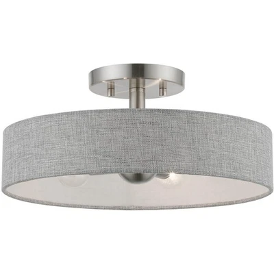 Livex Lighting 46147-91 Elmhurst Semi-Flush Mount - Image 1 of 4