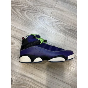 NIKE AIR JORDAN 6 ANILLOS (GS) "BEL-AIR" PÚRPURA TALLA 6Y-MUJER TALLA 7.5 [323419-515] - Imagen 1 de 18