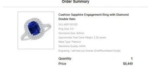 Vintage Platinum Diamond & Natural Royal Blue Sapphire Ring 1.47ctw - Picture 1 of 6