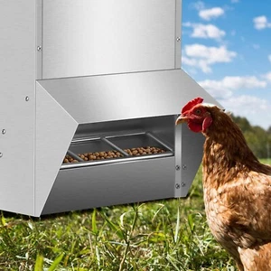NEW Automatic Chicken Feeder Large Capacity Poultry Trough 50LBS Capacity - Picture 1 of 9