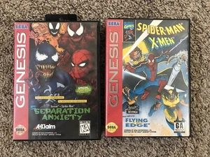 Separation Anxiety & Spider-Man and X-men CASES ONLY, No Games, No Manuals LOT - Picture 1 of 5