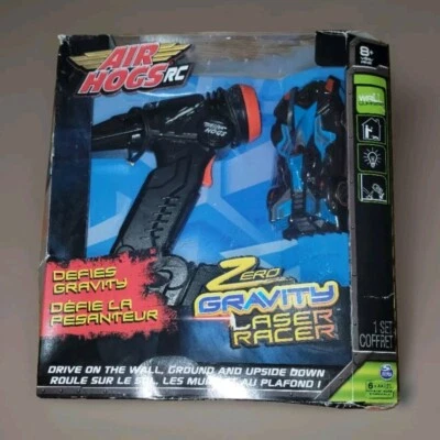 Air Hogs RC Zero Gravity Laser Car Racer Ceiling Wall Climber Box Damaged Toy - Image 1 of 4