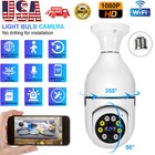 360° 1080P IP E27 Light Bulb Camera Wi-Fi IR Night Smart Home Wireless Security