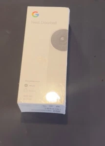 Google Nest Doorbell - 2nd Gen - Wired Video Doorbell Camera - White NEW SEALED - Picture 1 of 4