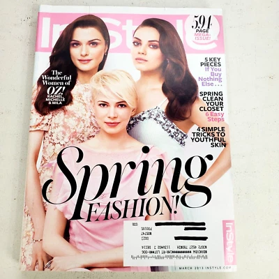 InStyle Magazine March 2013 The Wonderful Women of Oz Rachel Michelle & Mila - Image 1 of 3