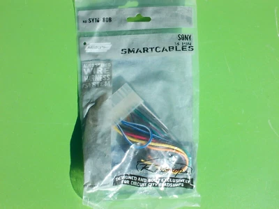 METRA AUTO STEREO WIRE HARNESS SONY 16 PIN TO UNIVERSAL SMARTCABLES SY16-80A 80B - Image 1 of 4