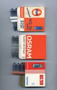 lotto vintage 3 scatole tot.23 Vacublitz Photoflash Photoflux new [Philips Osram - Picture 1 of 3