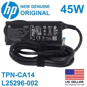 Genuine HP Laptop Charger New 45W AC ADAPTER L25296-002, 741727-001, TPN-CA14