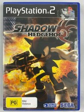 Shadow the Hedgehog PlayStation PS2 Sonic Team Sega PAL