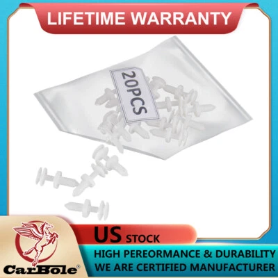 20Pcs Clips Door Panel Retainer Pin Nut Holder Snap For GM C5 C6 Corvette Chevy - Image 1 of 4