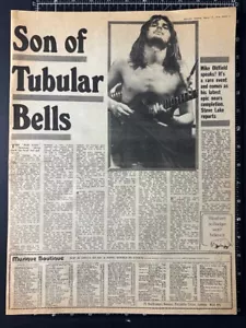 MIKE OLDFIELD - MELODY MAKER ARTICLE 1974 15X11" Press Advert / Poster L262 - Picture 1 of 1