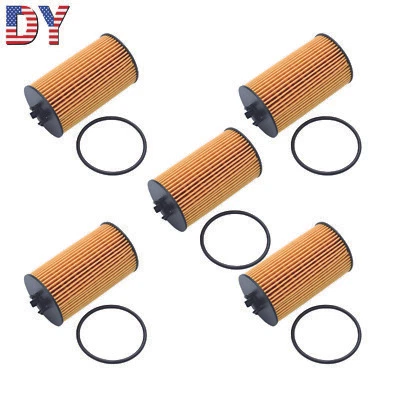 5X Car Oil Filter for Buick Encore Chevrolet Aveo Cruze Sonic Trax Pontiac Satur - Image 1 of 4