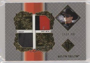 2013 Press Pass Total Memorabilia Dual Gold /199 Austin Dillon #TM-AD