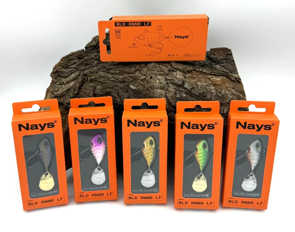 Nays BLD RNNR LF 21g Jig Spinner Bleifrei BKK Spear 5,4cm Lead Free Searchbait - Bild 1 von 1