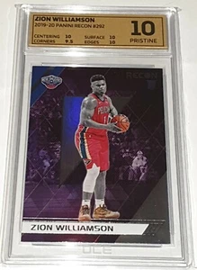 Zion Williamson 2019-20 Panini Chronicles RECON Rookie RC #292 OCE 10 PRISTINE - Picture 1 of 5